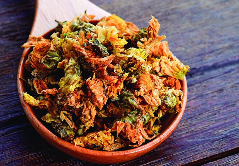 món ăn từ hoa cúc